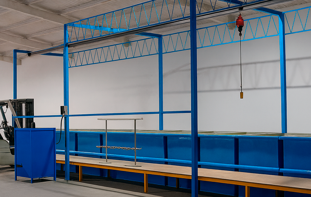 Flujo de procesos de galvanoplastia